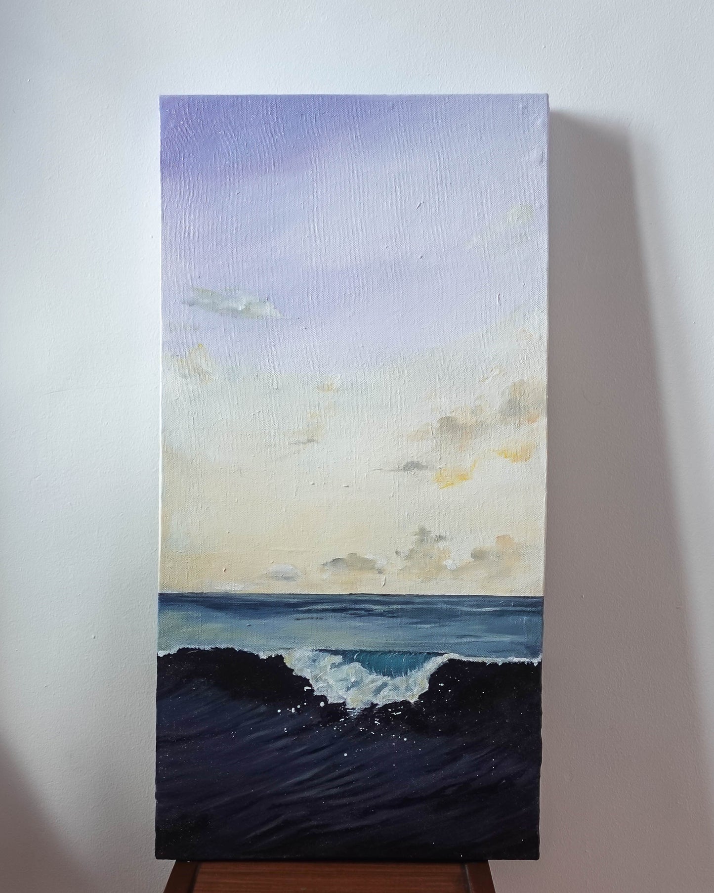 Lone Wave - Acrylic Paint