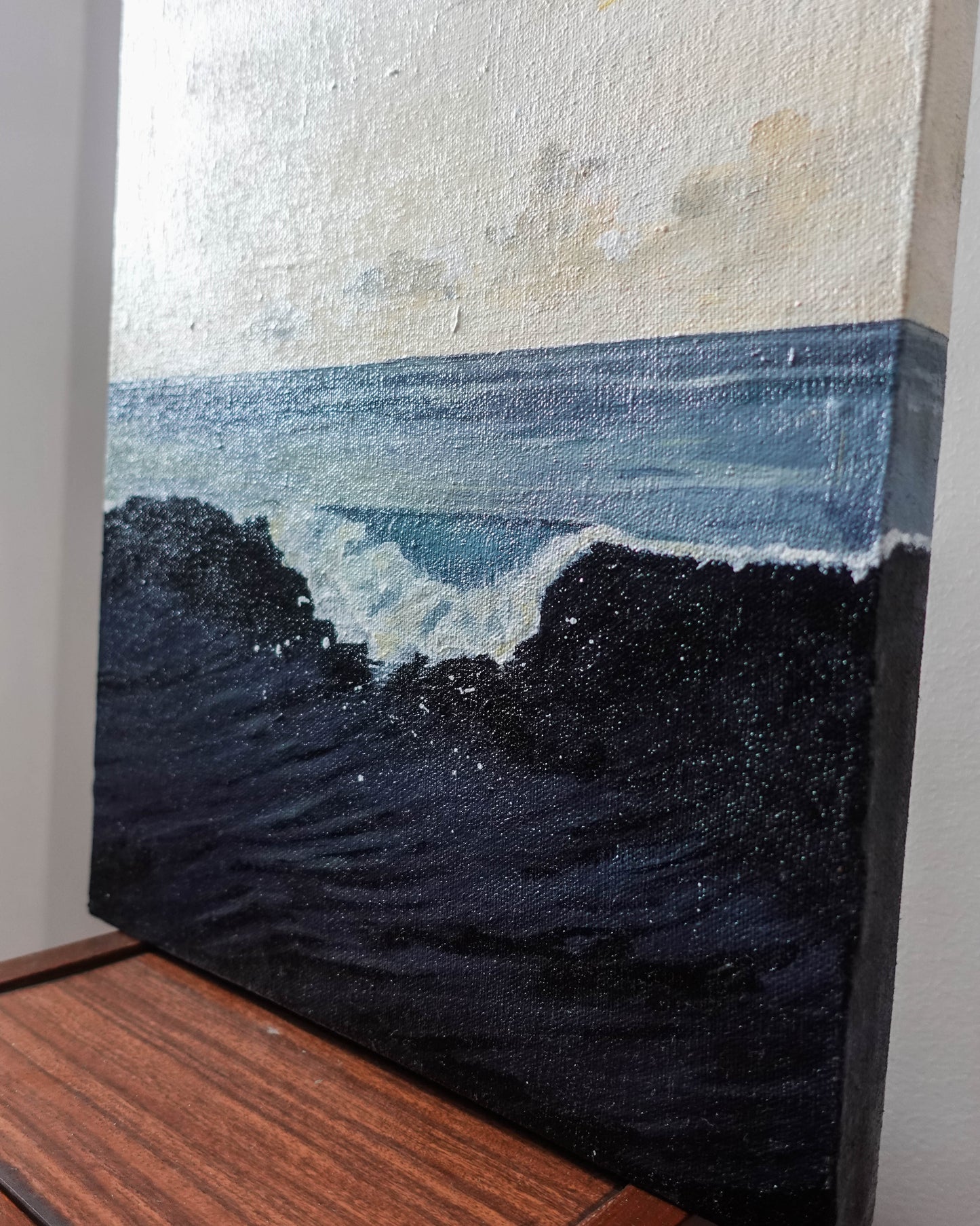 Lone Wave - Acrylic Paint