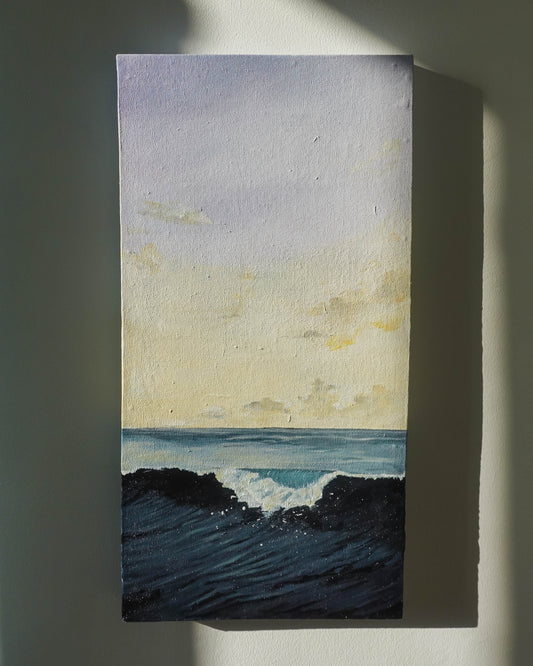 Lone Wave - Acrylic Paint