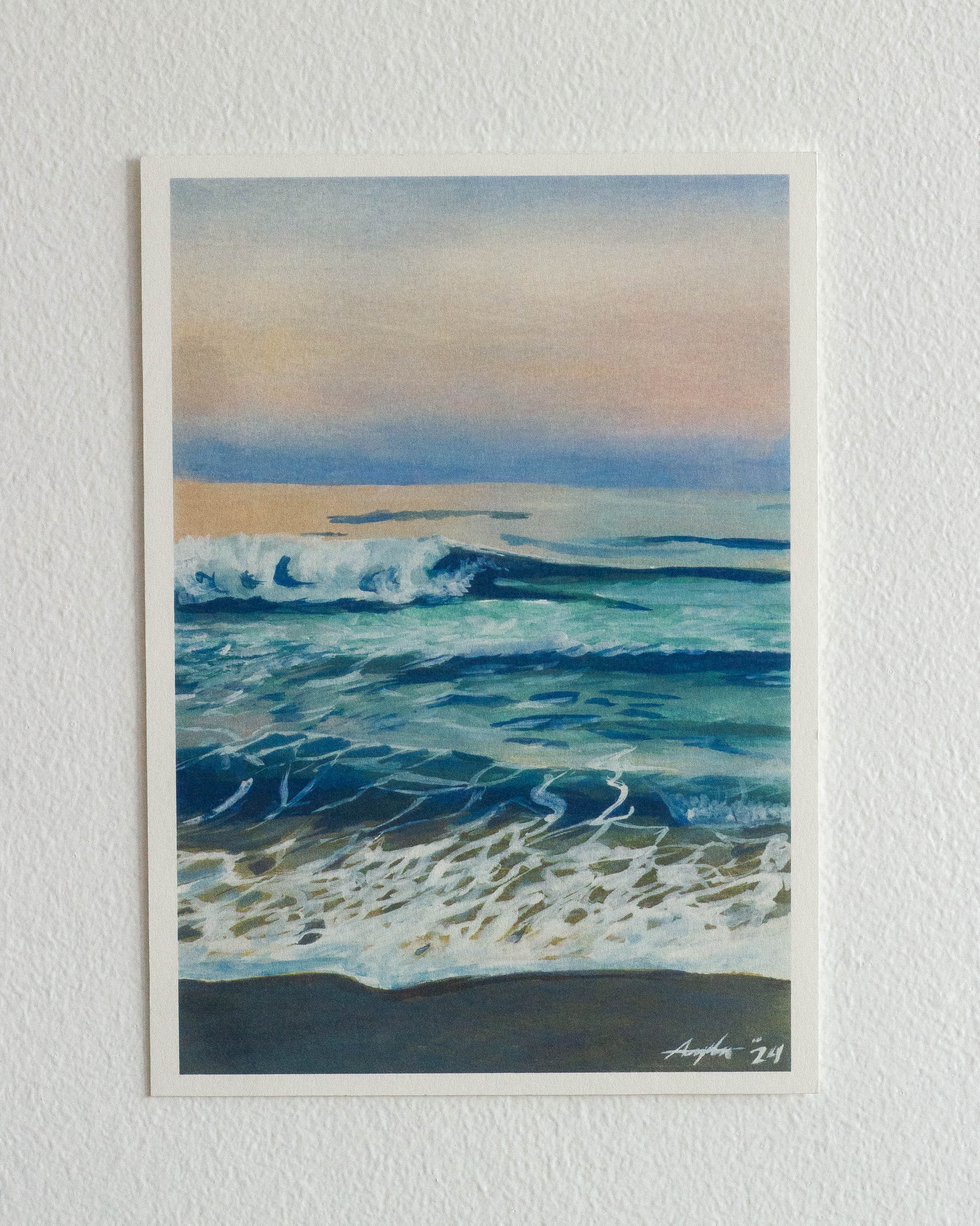 Crystal Waves store Oil Painting