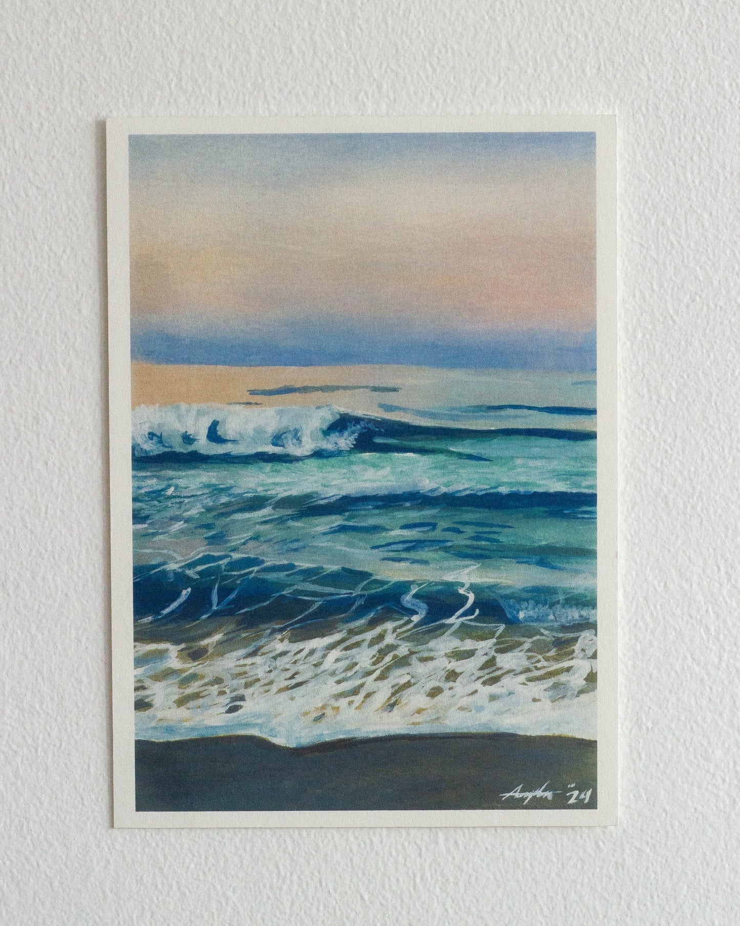 Crystal Waves Print - Art Print